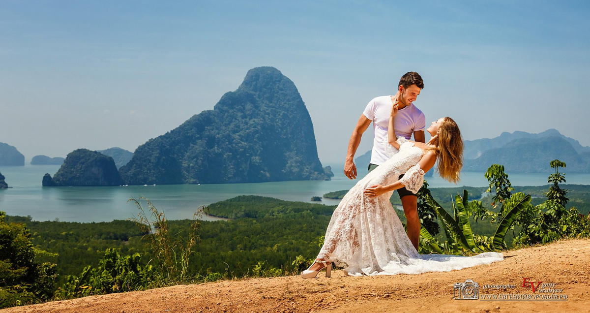 свадебна фотосессия на Пхукете фотосъемка на тропическом острове фотограф phuket цена заказать